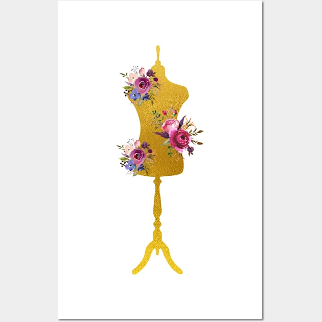 Mannequin Dress Form Wall Art by erzebeth